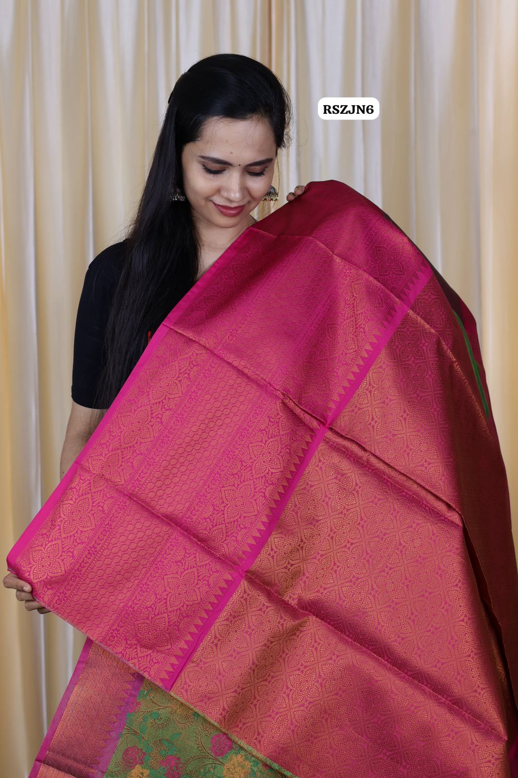 Katan silk saree with running blouse 🔥😍😎🥳