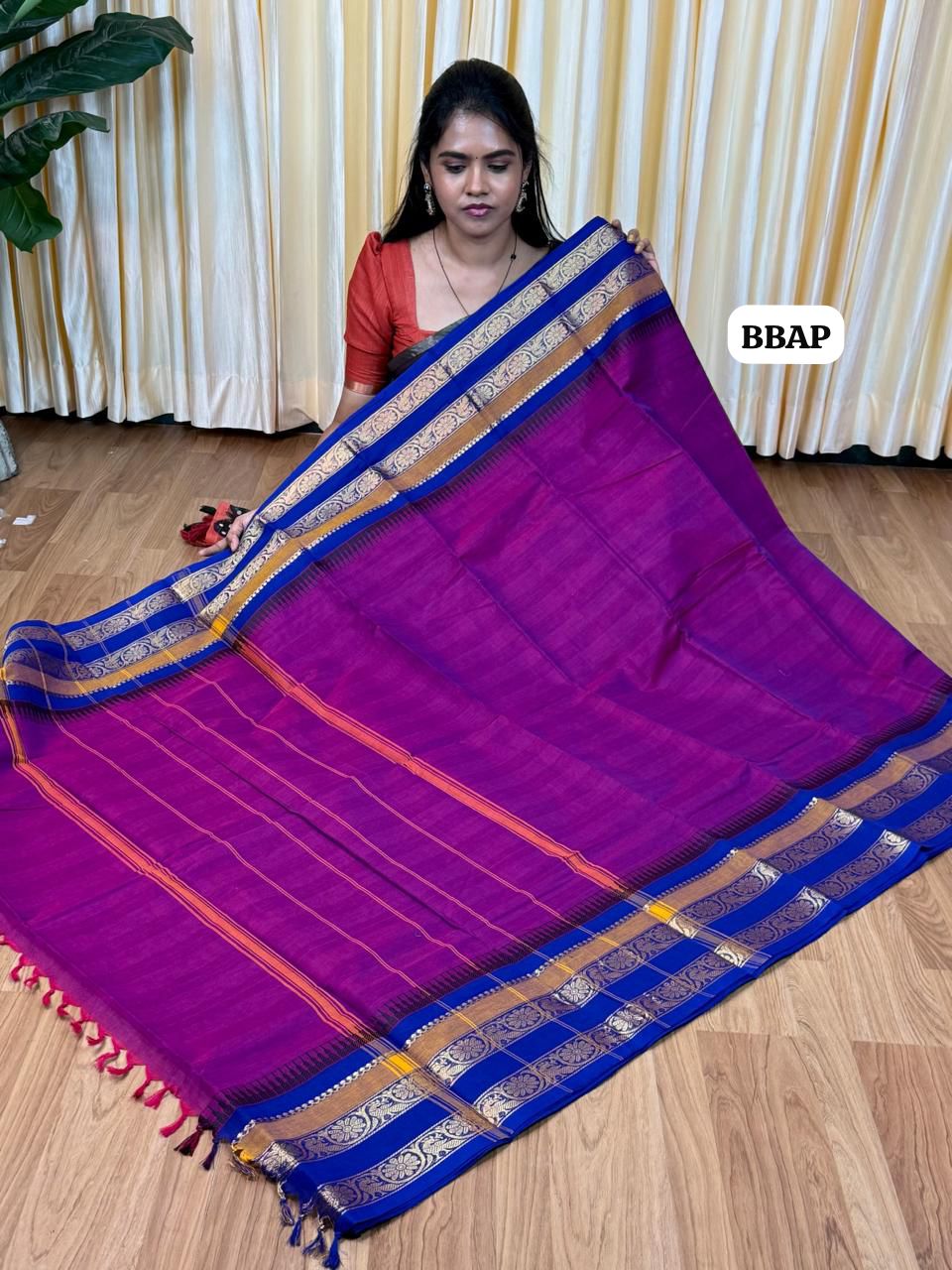Premium Kanchi cotton saree 🥰😎⏰