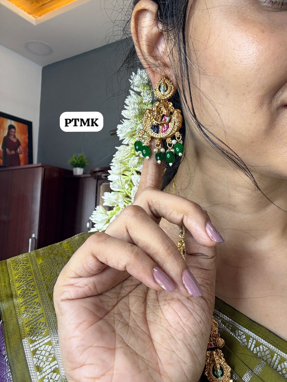 Meenakshi thirukalyanam inspired imitation jewellery🎁