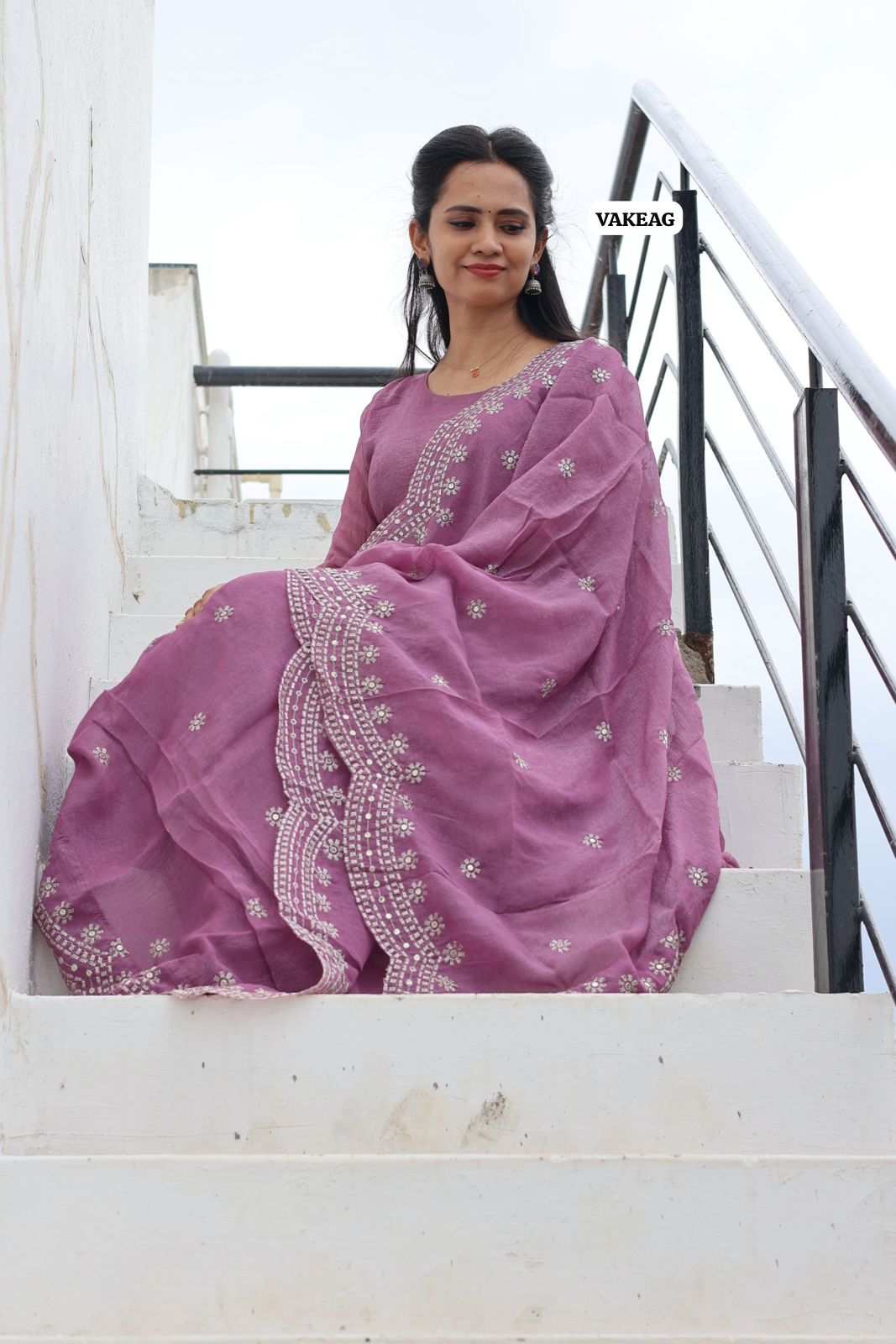 Long gown with pant and duppata with full lining😍🥳