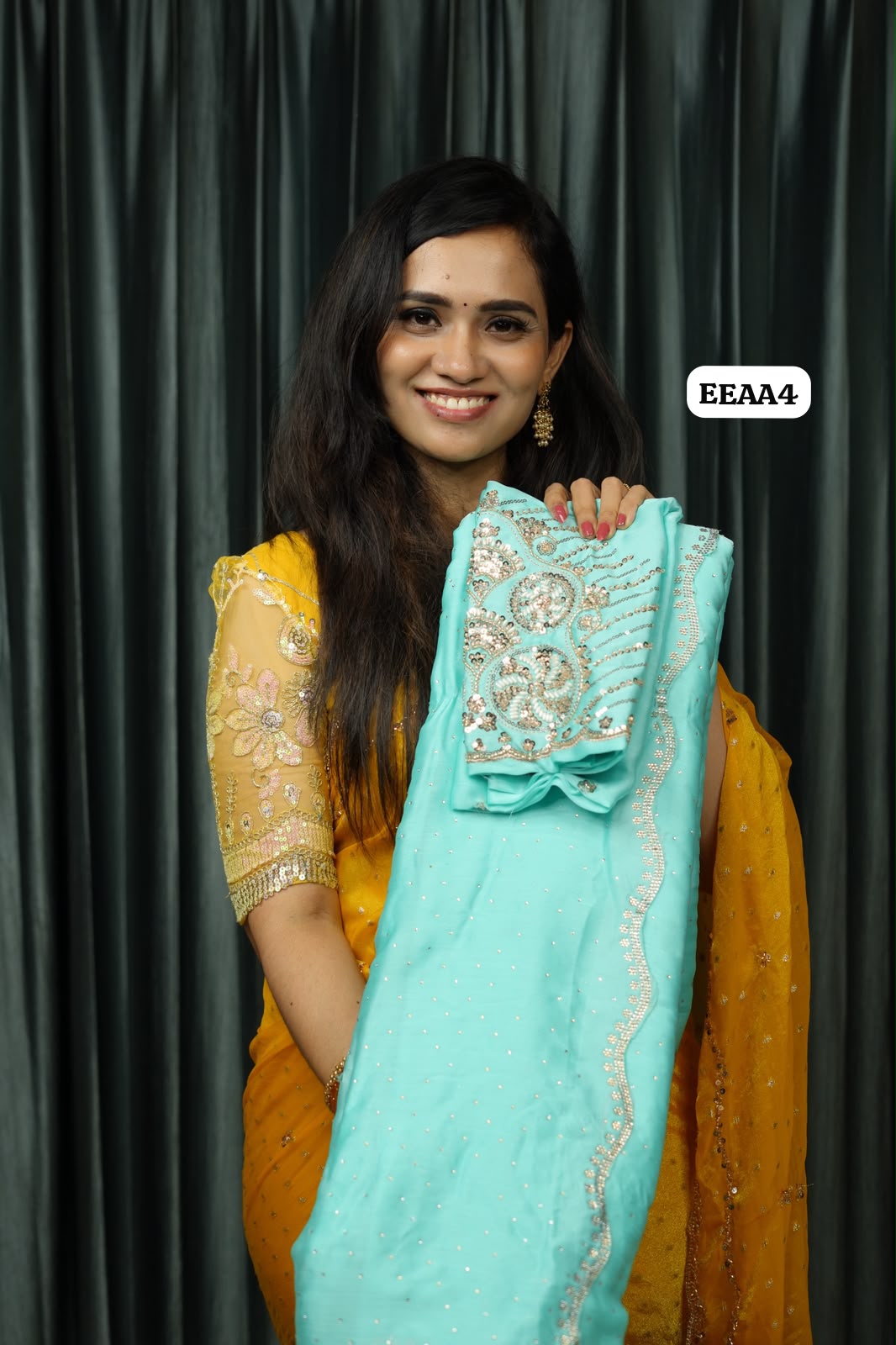 Space silk saree with work blouse πππ