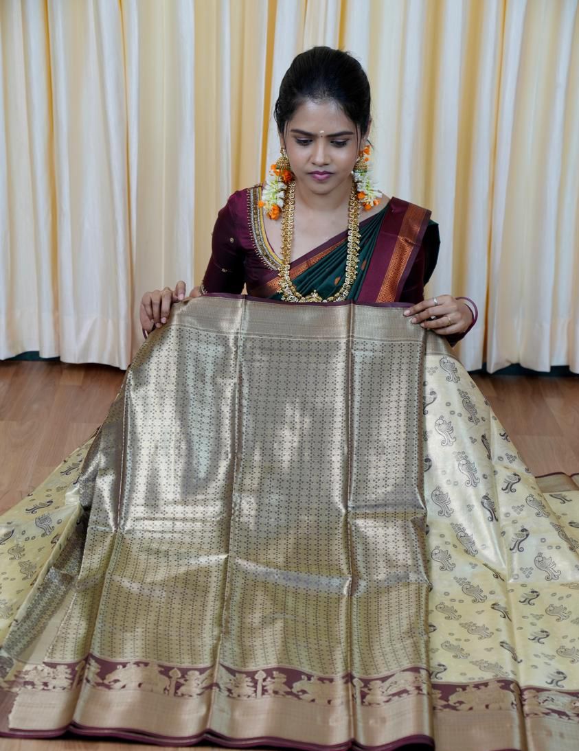 Bridal Tissue silk saree🥳