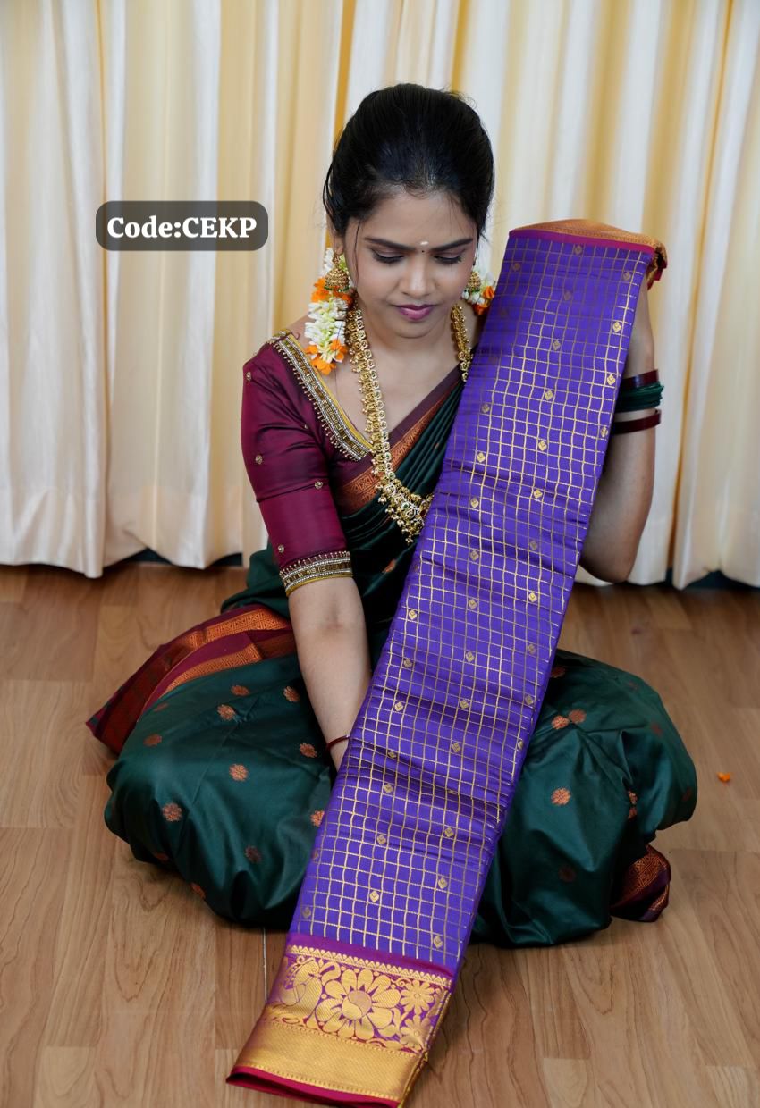 Katan silk saree🥳