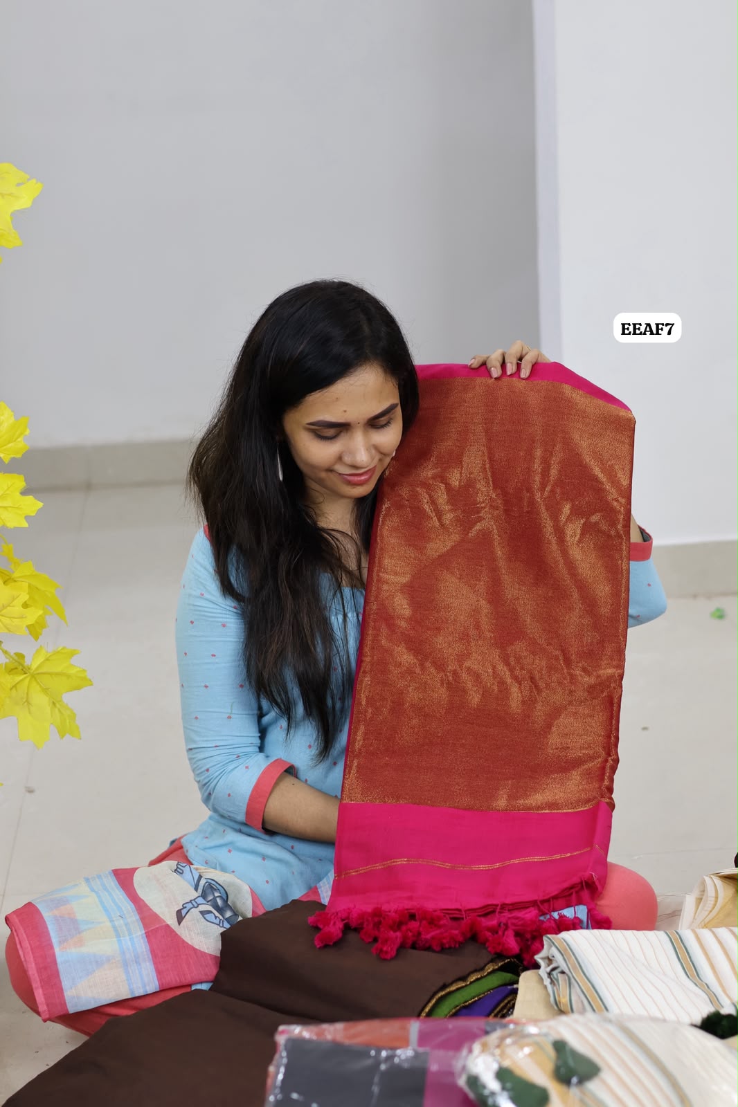 Nayanthara inspired kadhi cotton saree😍🥳