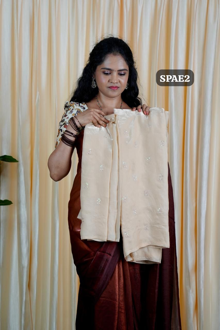 Space silk sarees🥳with same blouse