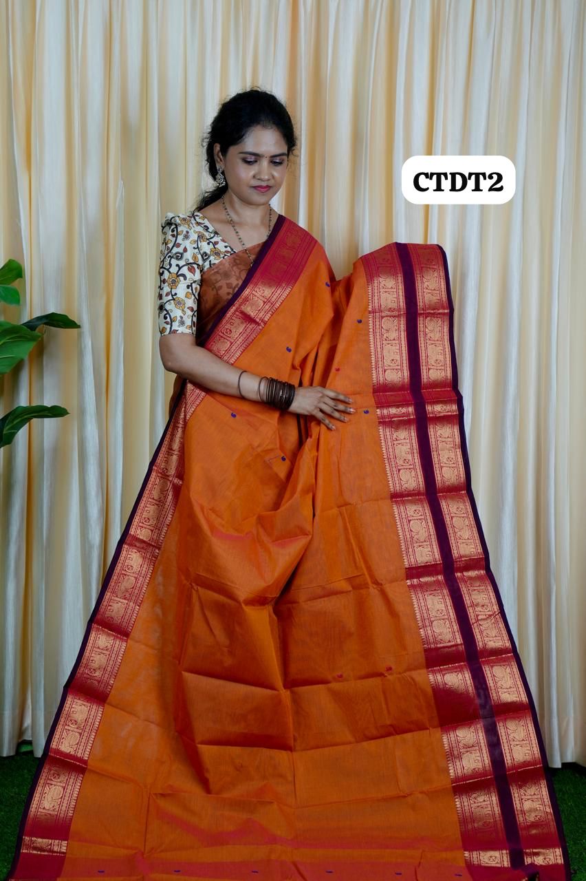 Kanchi cotton saree๐๐