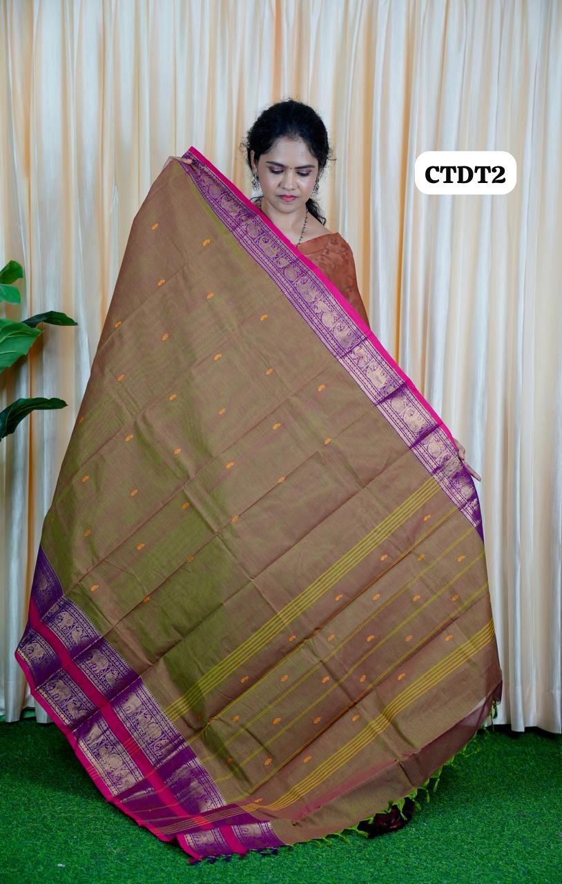 Kanchi cotton saree ❌