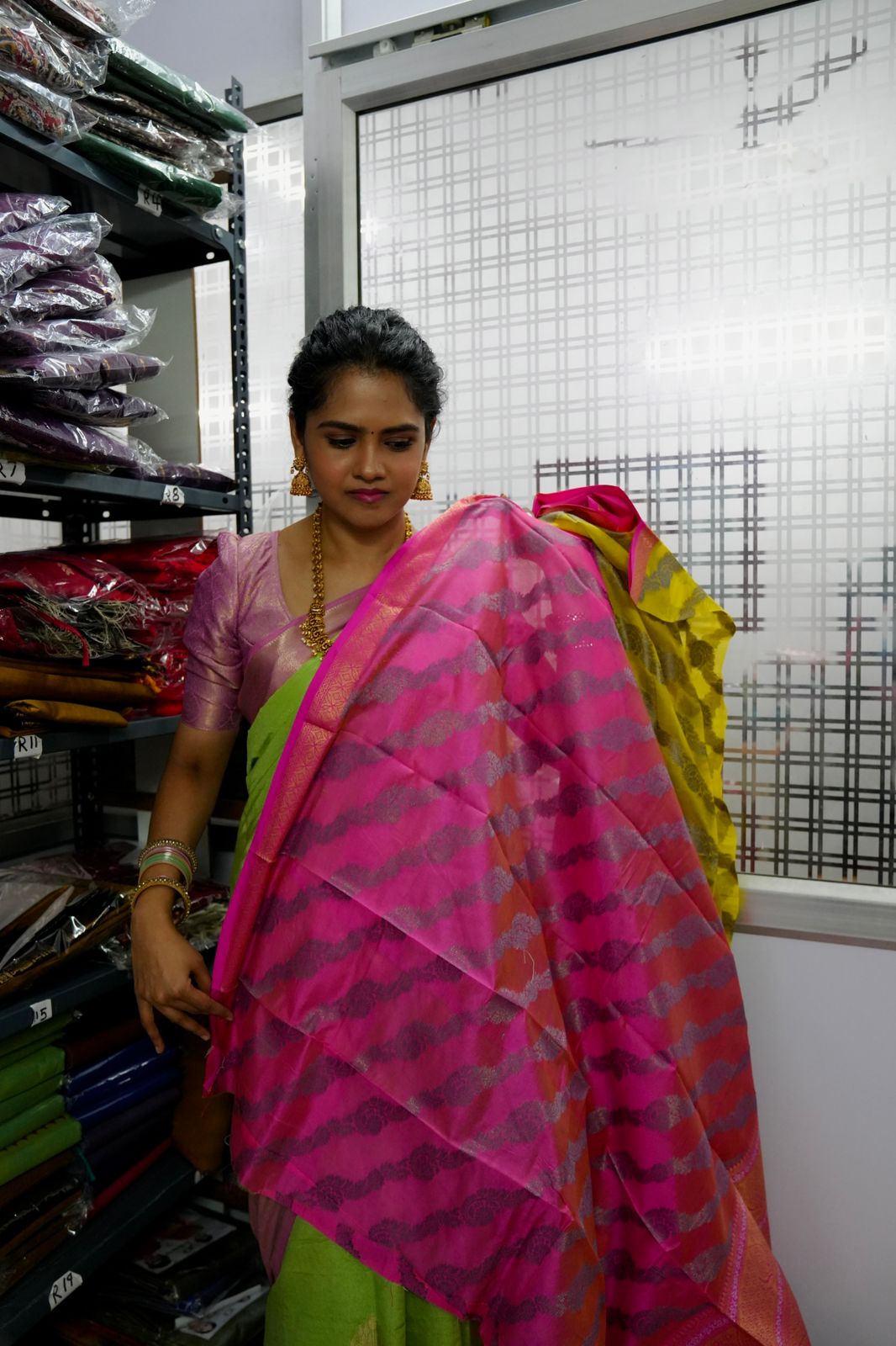 Banarasi semi silk saree