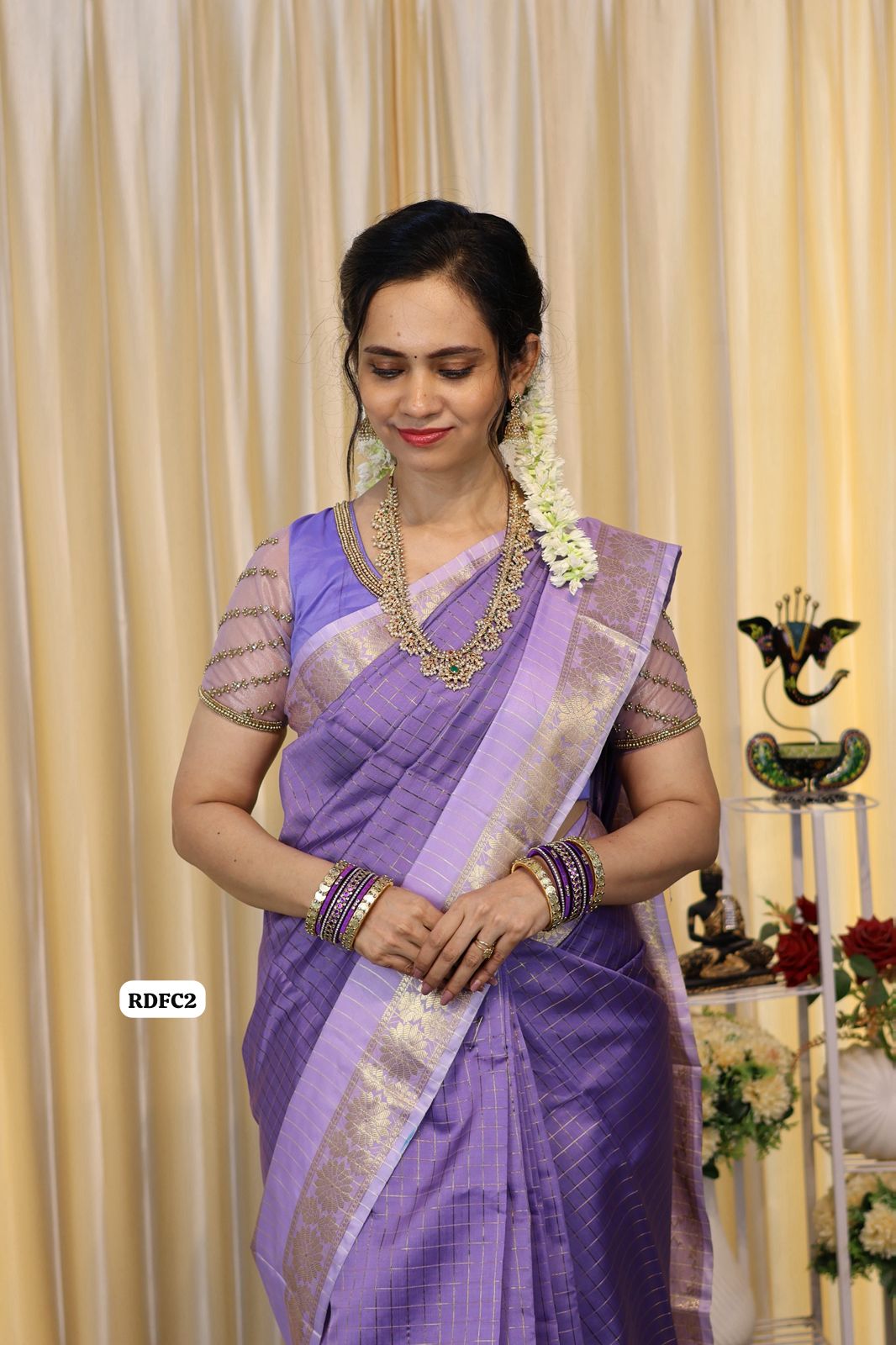 Traditional Katan semi silk saree 🥳