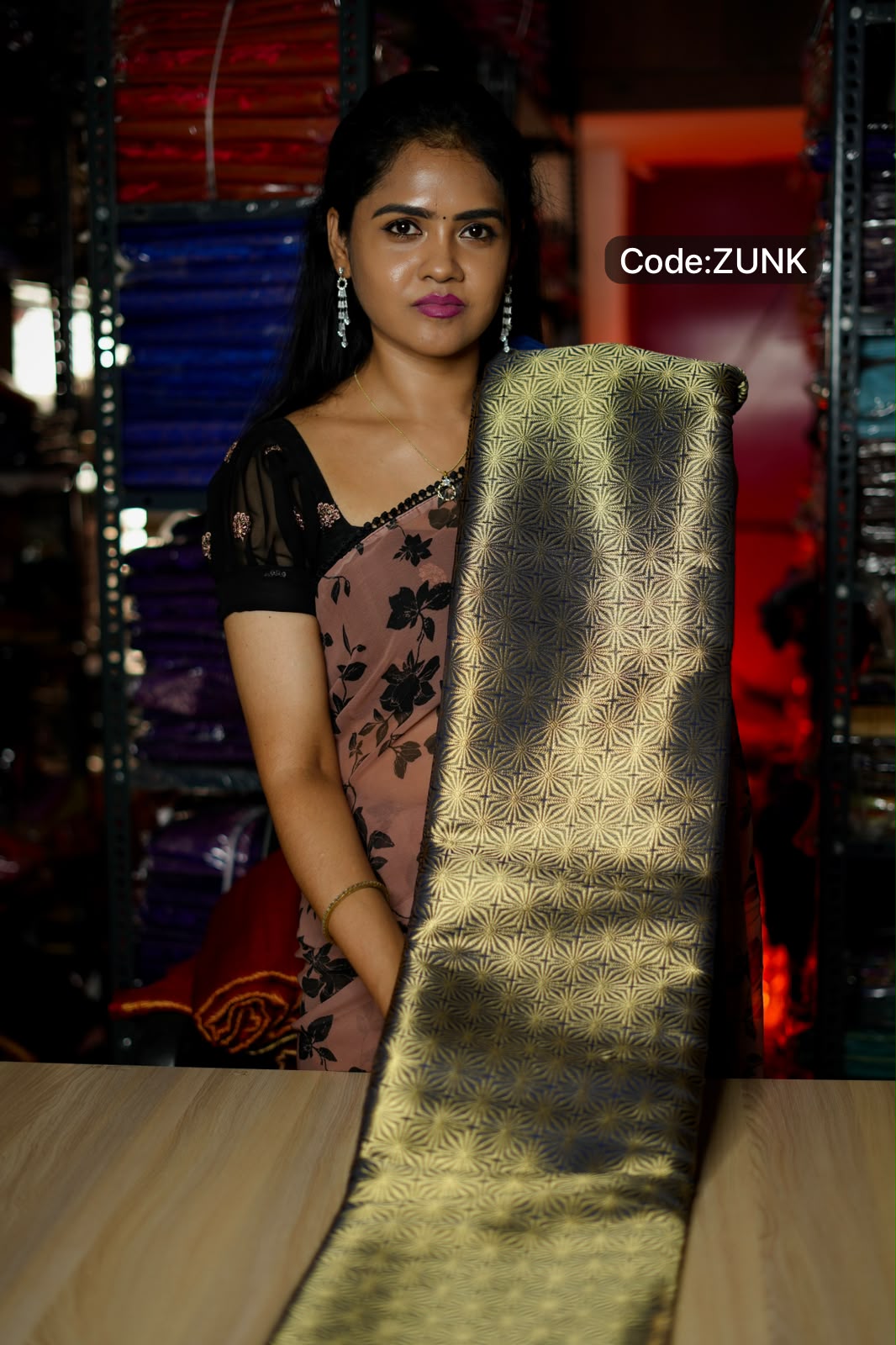 Kanchi semi silk sarees (blue border)offer🥰Ⓜ️🌈