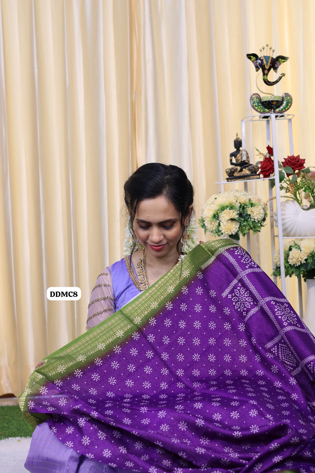 Soft georgette saree with full zari weaving😍Ⓜ️