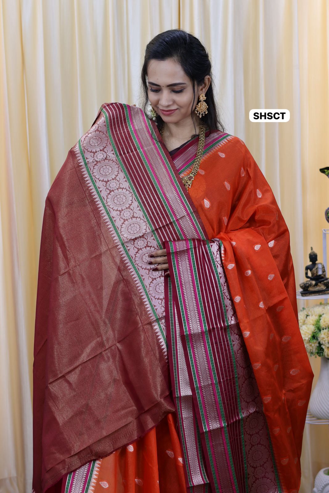 Warm silk saree 🥳