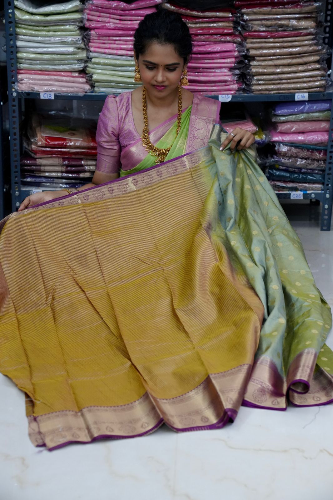 Kanchi soft silk Sarees