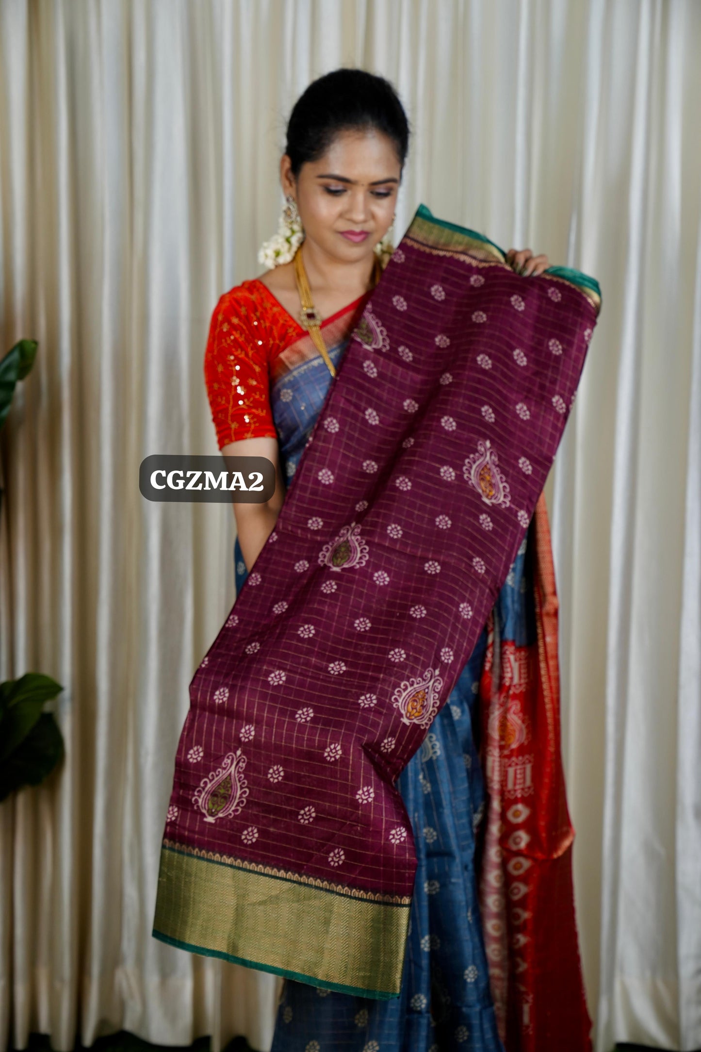 Dola silk saree sold ❌