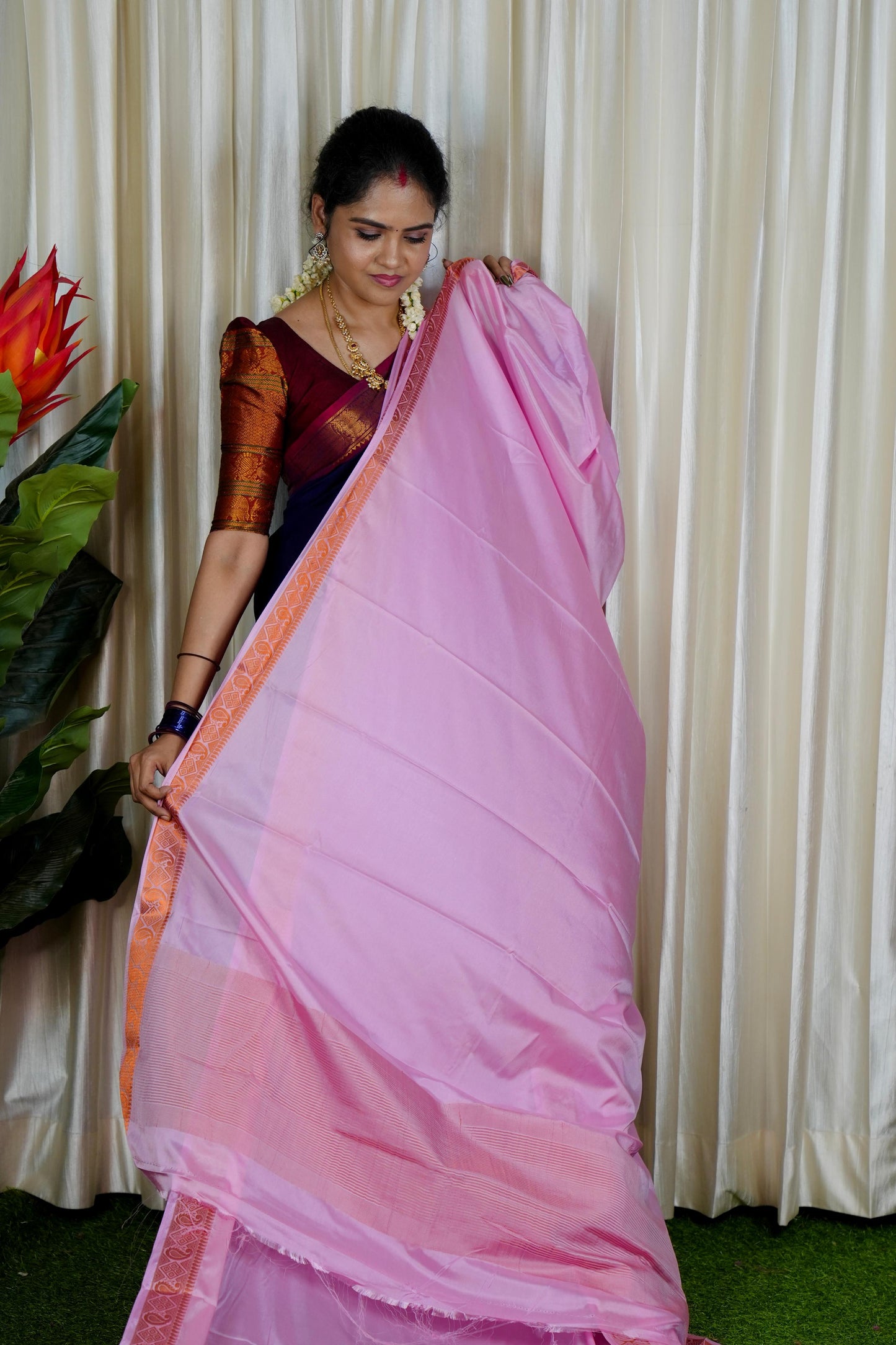 Semi Mysore crepe silk 🥳