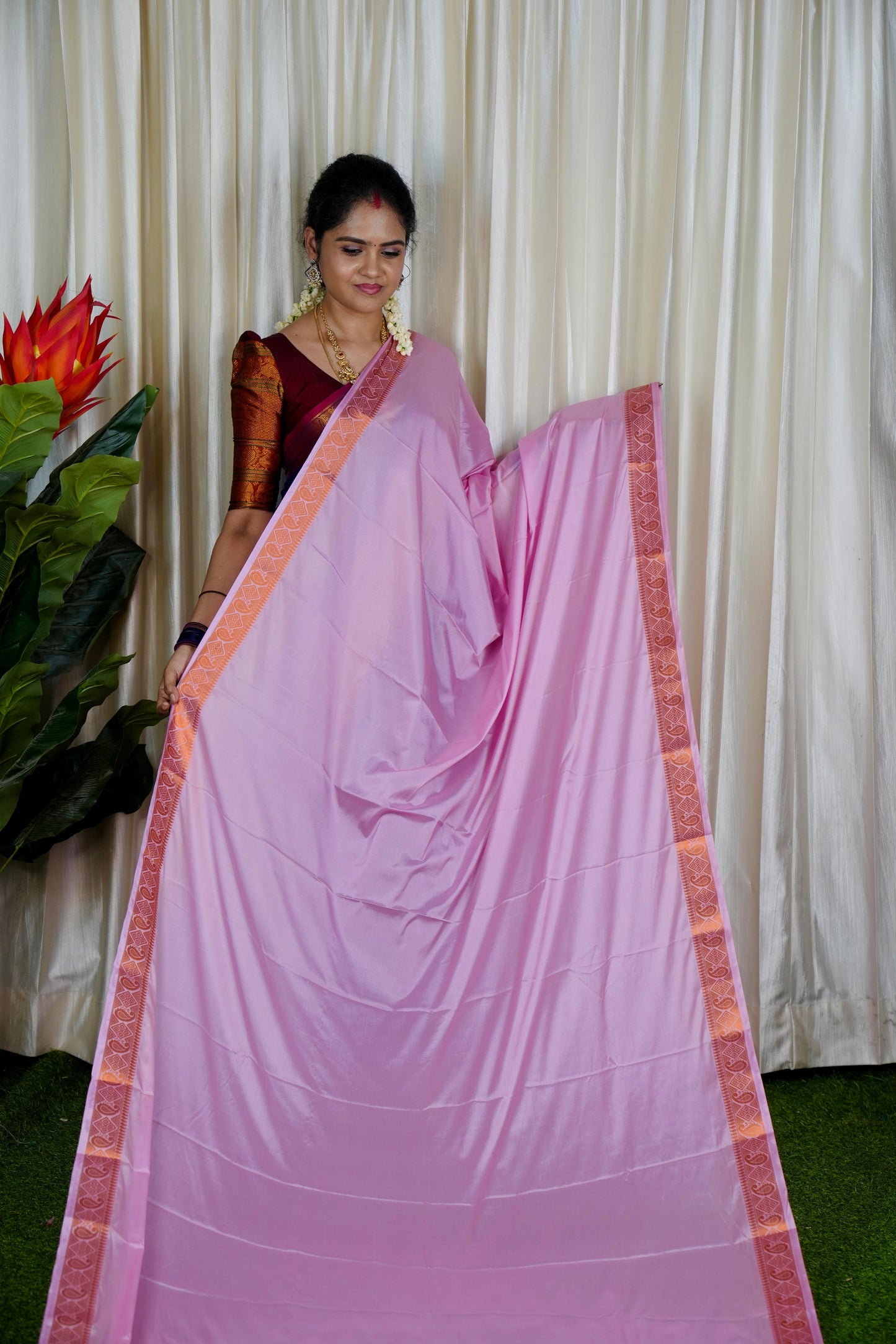 Semi Mysore crepe silk 🥳