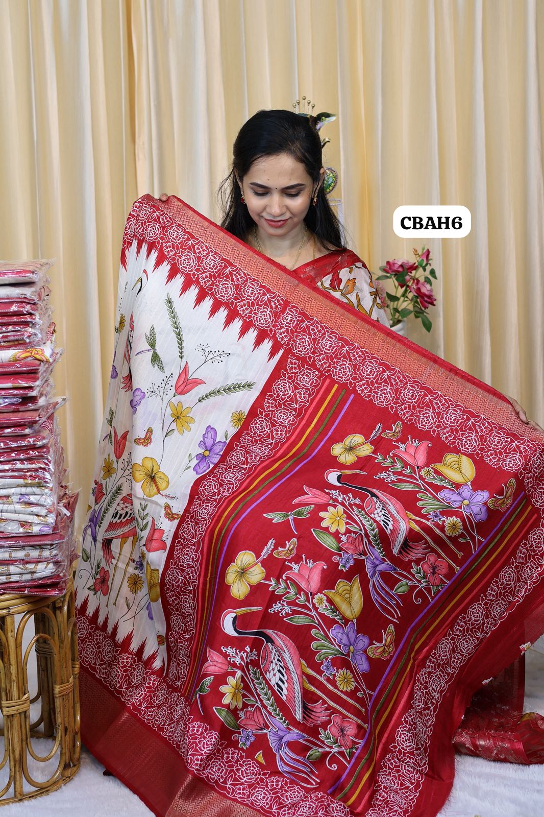 Kalamkari design soft silk Saree πππ
