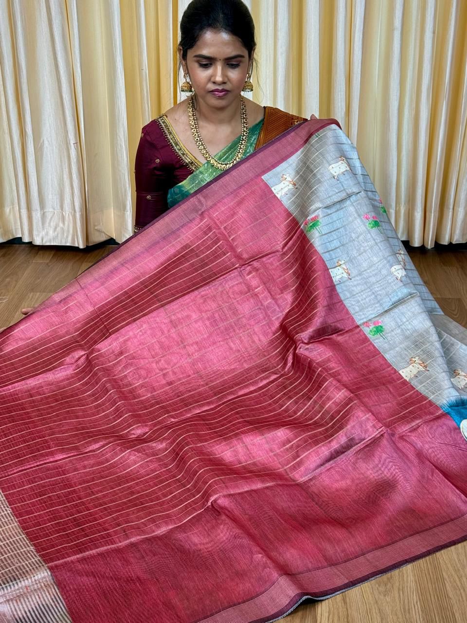 Tussar silk sareeš„°š„³