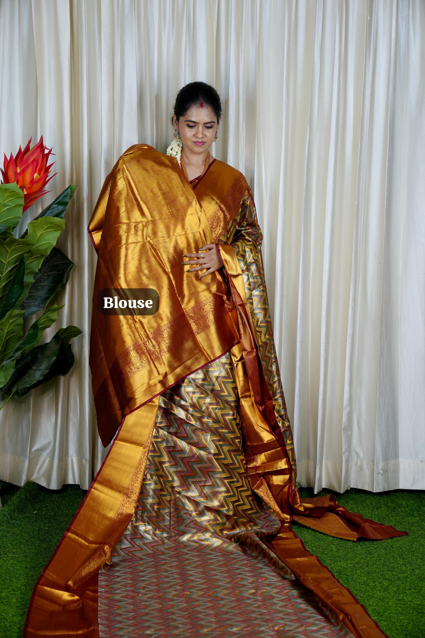 Kanchi inspired semi silk❌