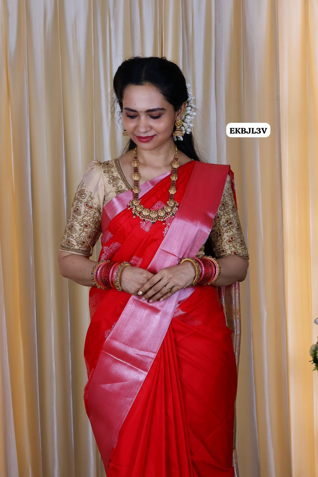 Semi soft silk saree running blouse 😍🥳Red