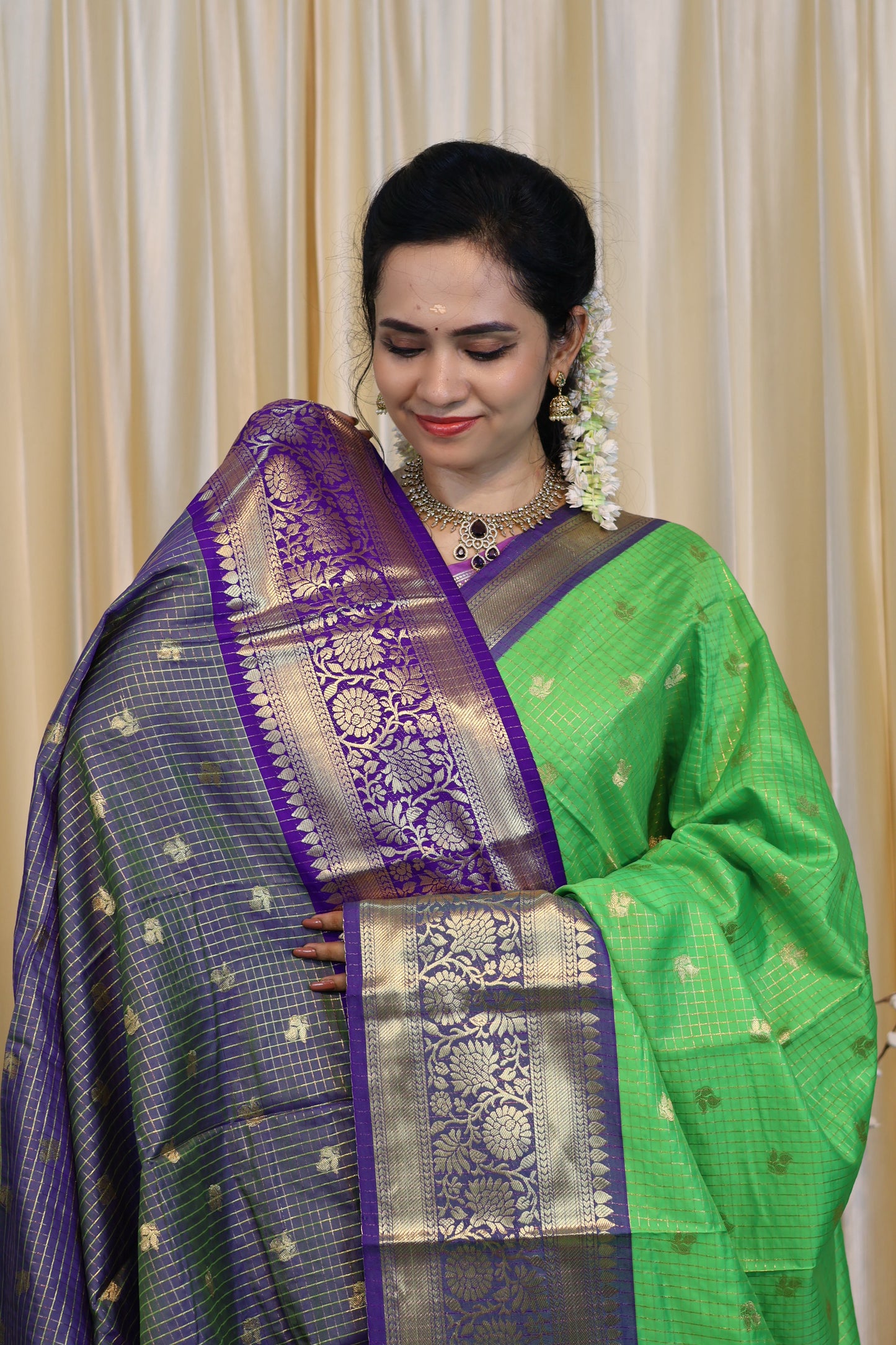 Kanchi Semi silk saree😍😎🥳