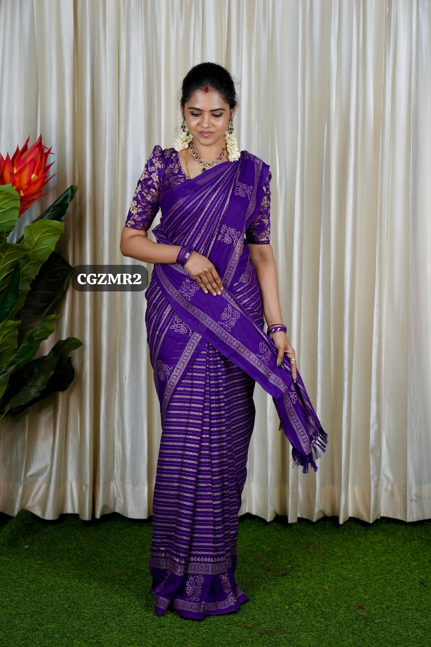 Georgette saree❌