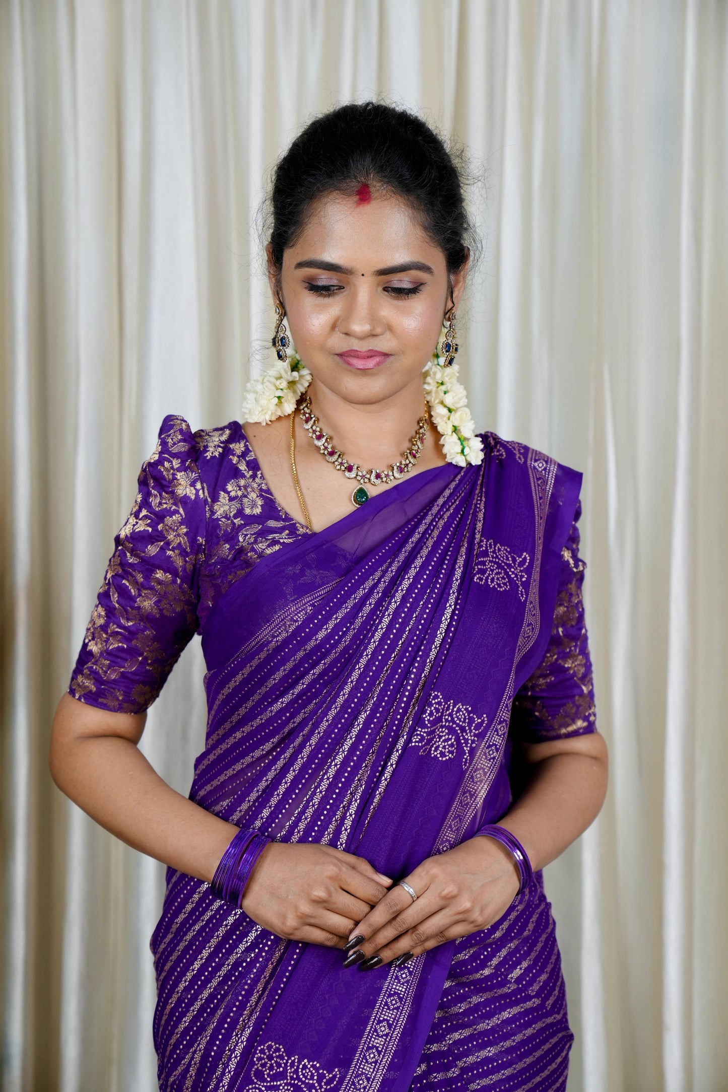 Georgette saree❌