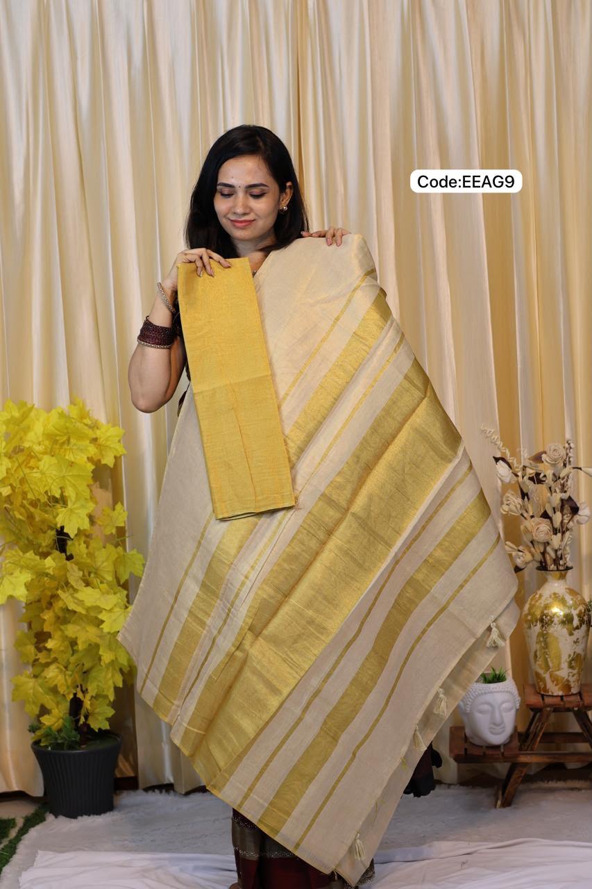 Tissue cotton saree๐๐๐