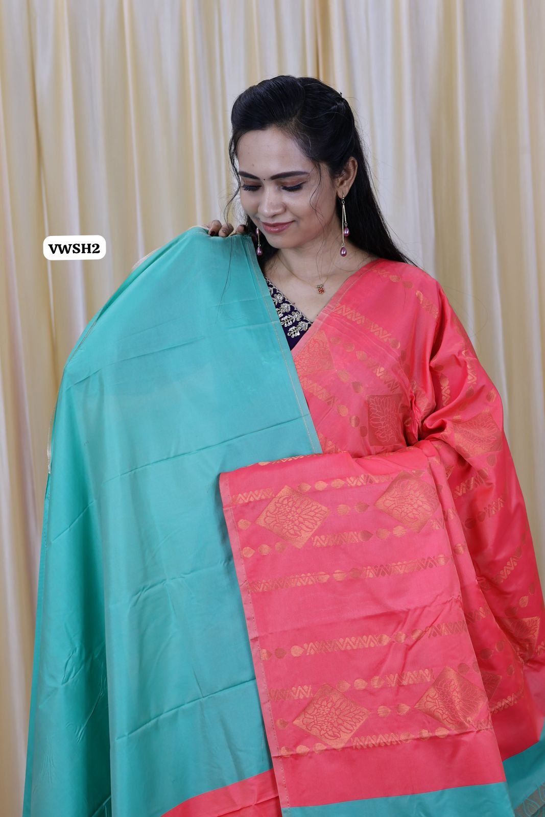 Borderless soft silk saree ๐โ๏ธ