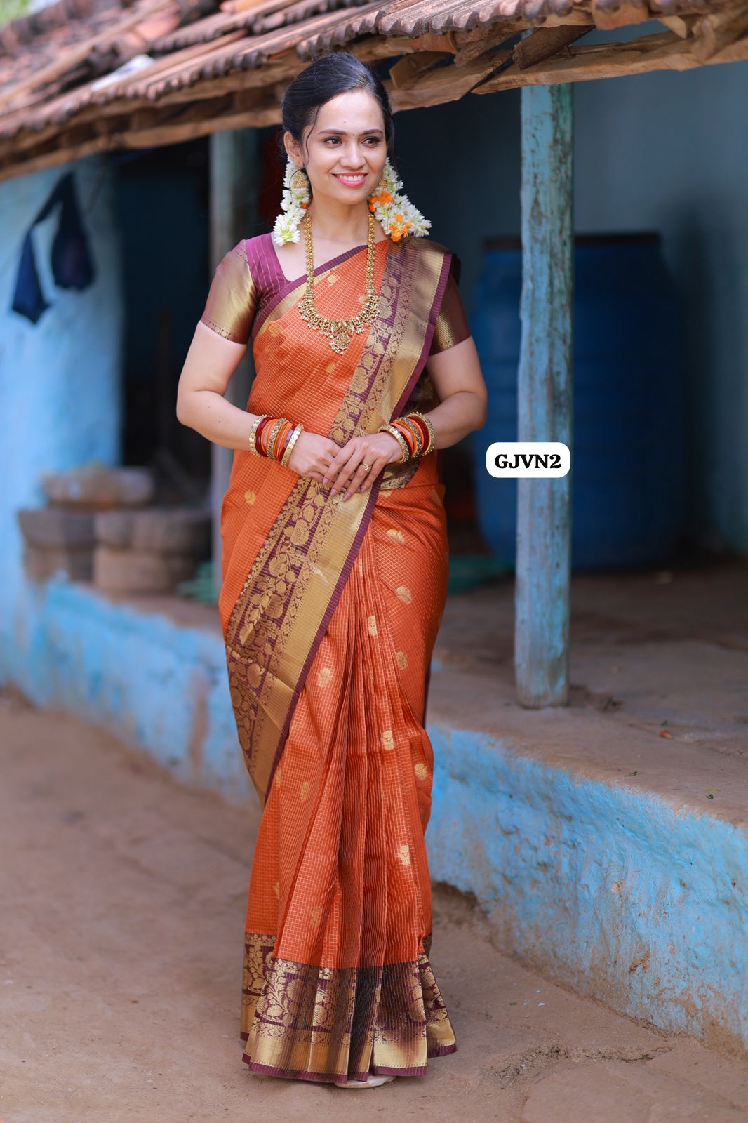 Kanchi semi silk saree 🥳