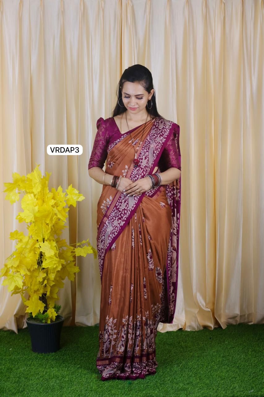 Aadi offer🌹Modal semi silk saree😍