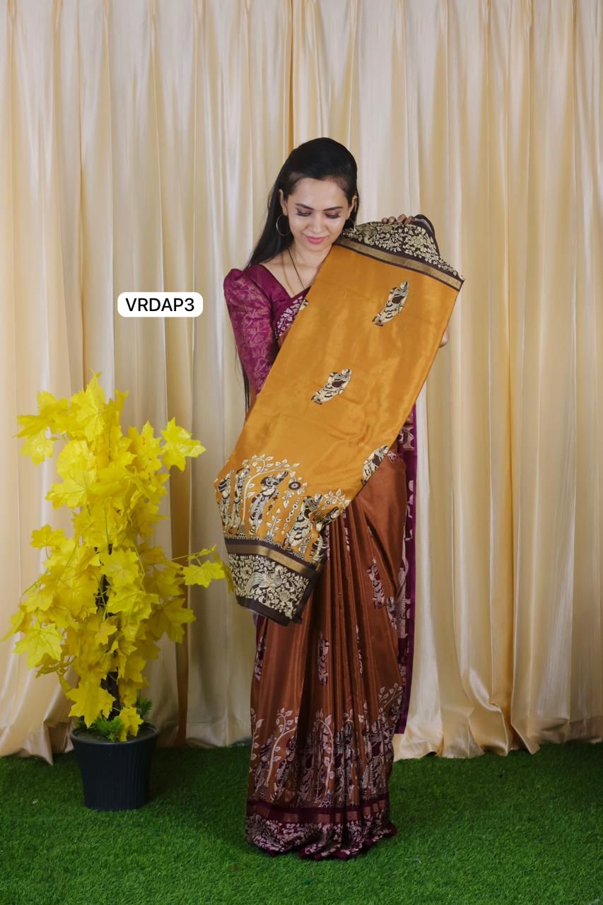 Offer Modal semi silk saree❌