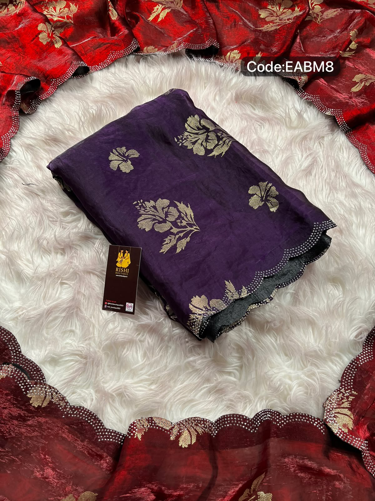 Space silk sarees with print work🥳