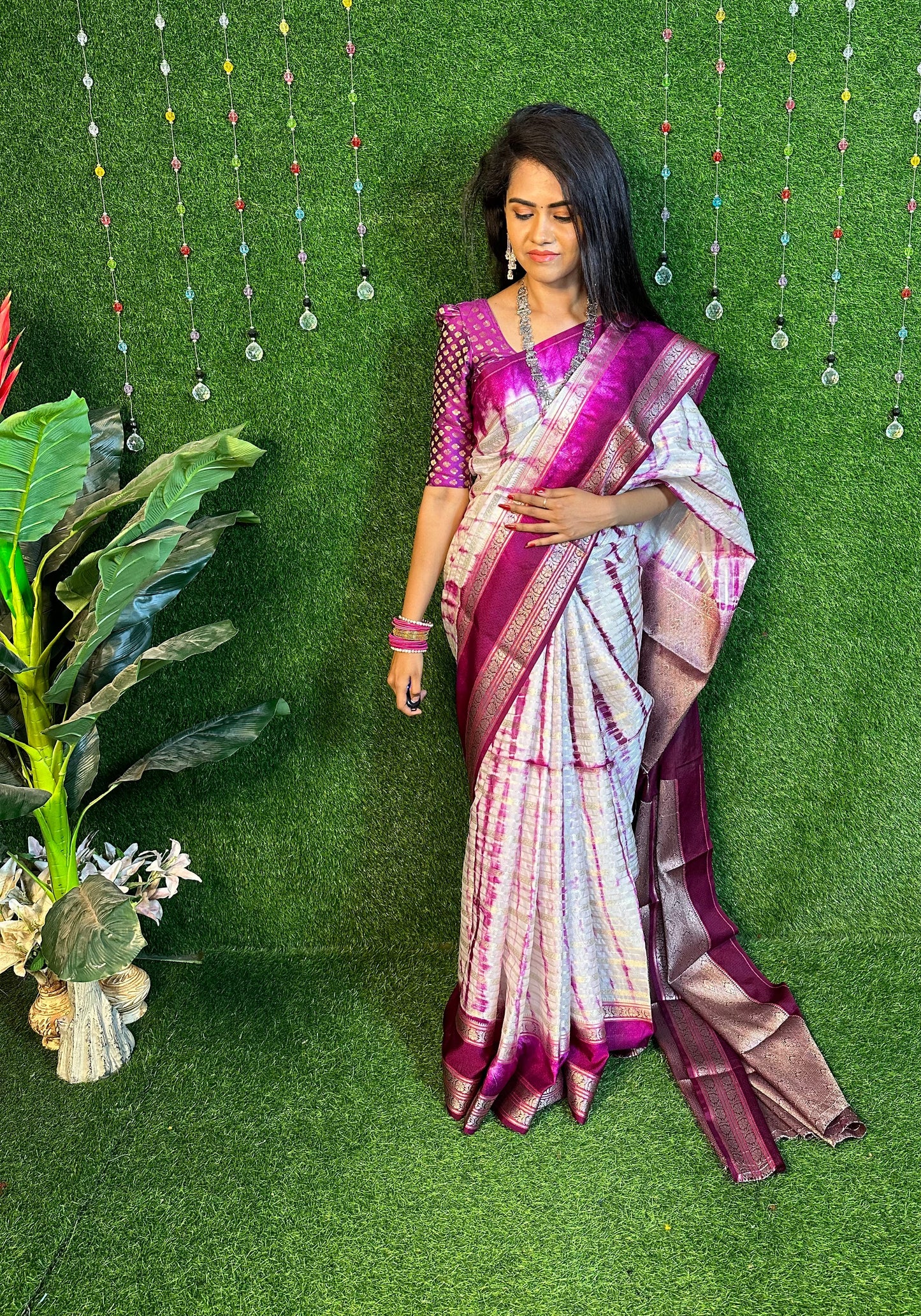 Warm silk saree ❌