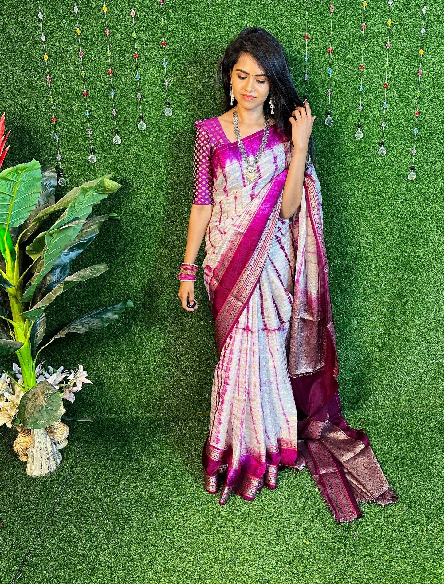 Warm silk saree ❌