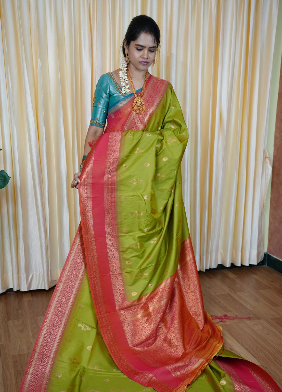Kanchi Soft silk saree 🥰😎📚