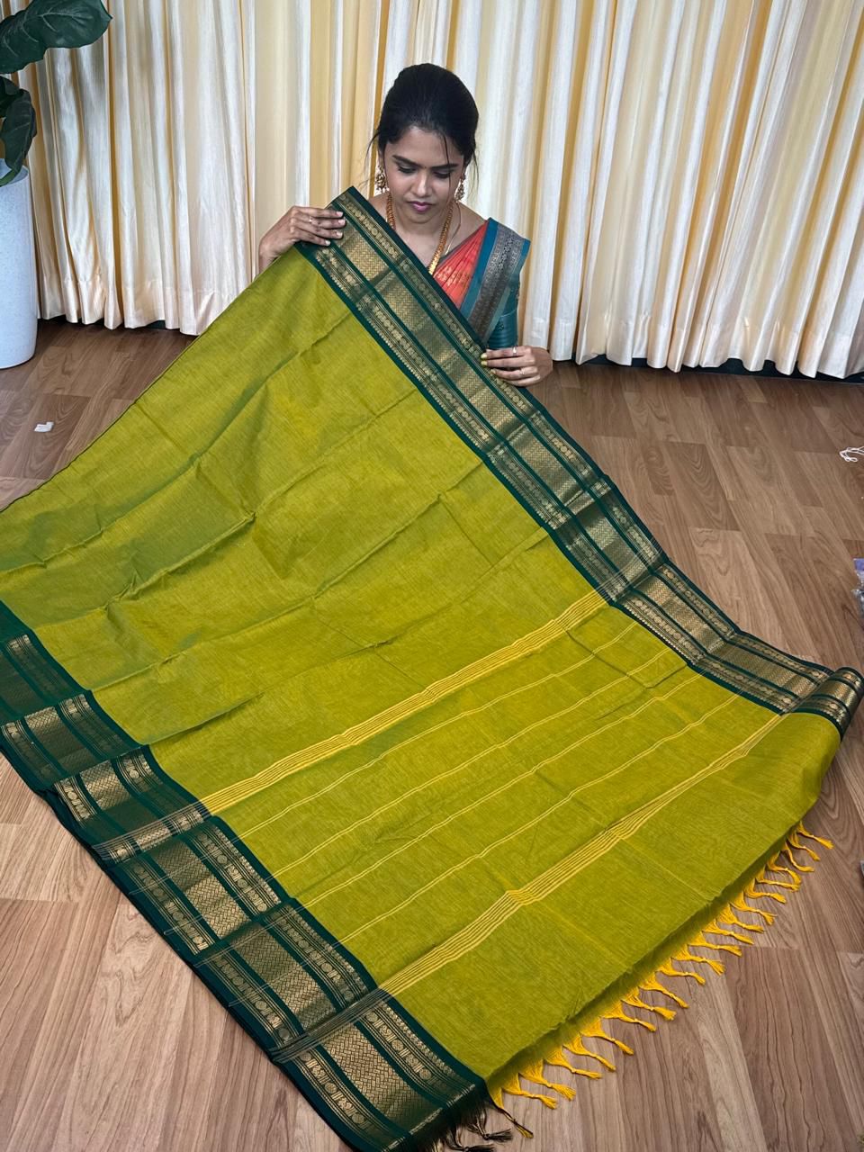 Premium Kanchi cotton saree🎁