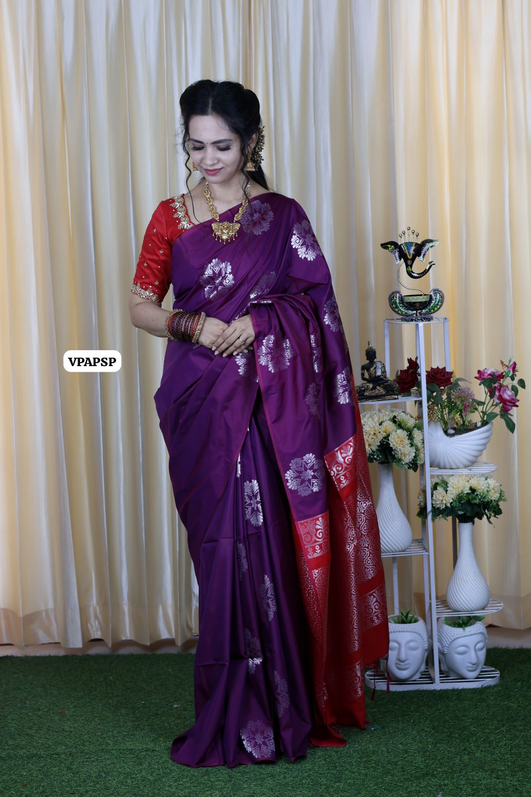 Borderless semi soft silk saree 🥳