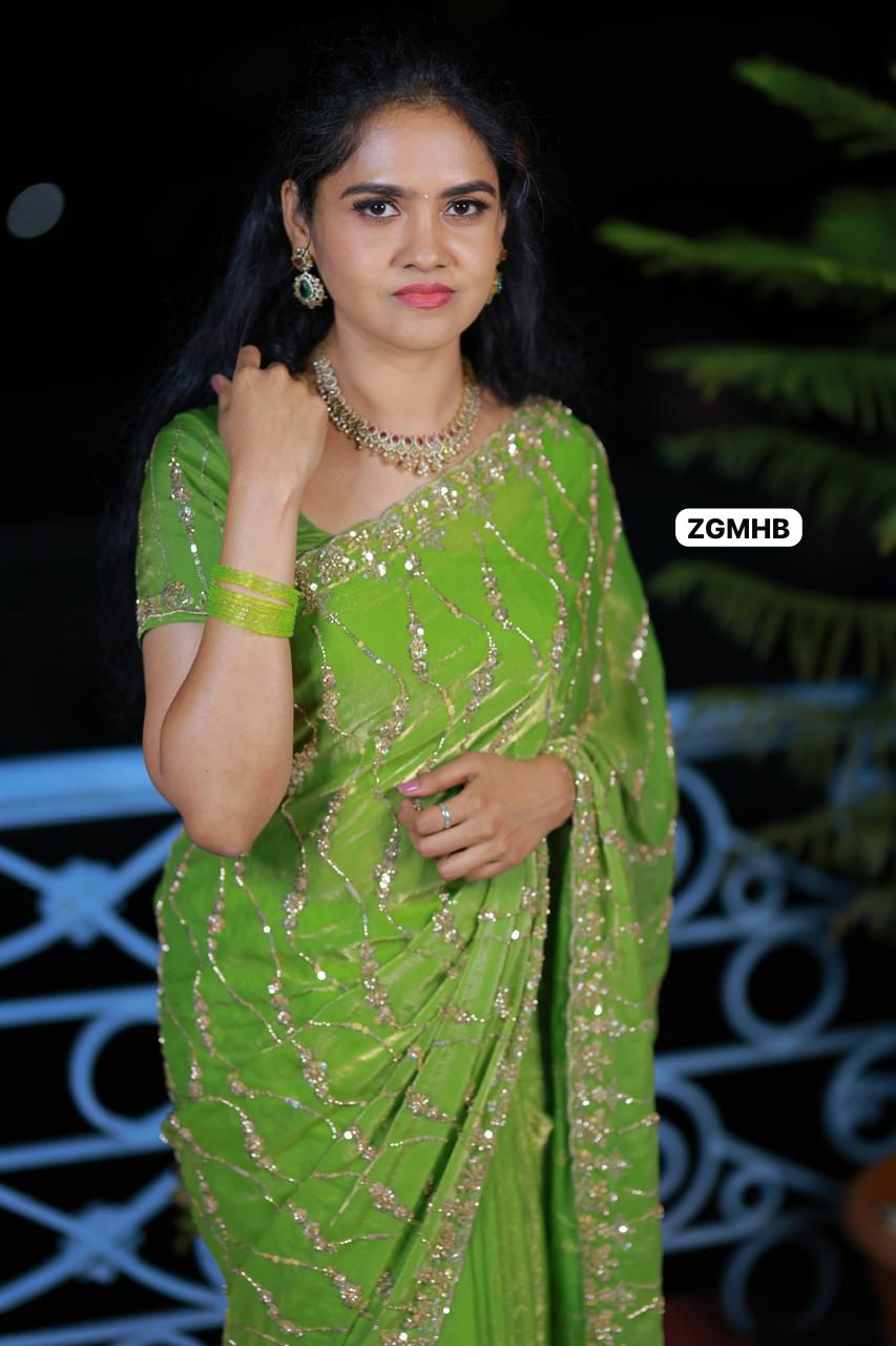 Premium Space silk with Golden heavy Katdhana work Prebook 🥳