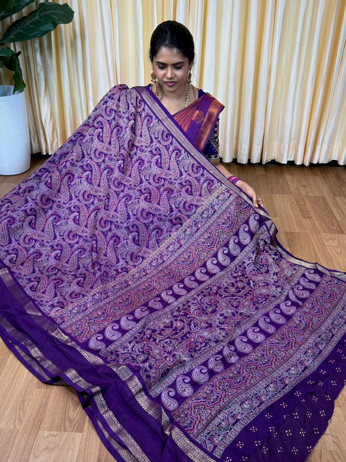 Soft mixed cotton sarees🥰😎📚