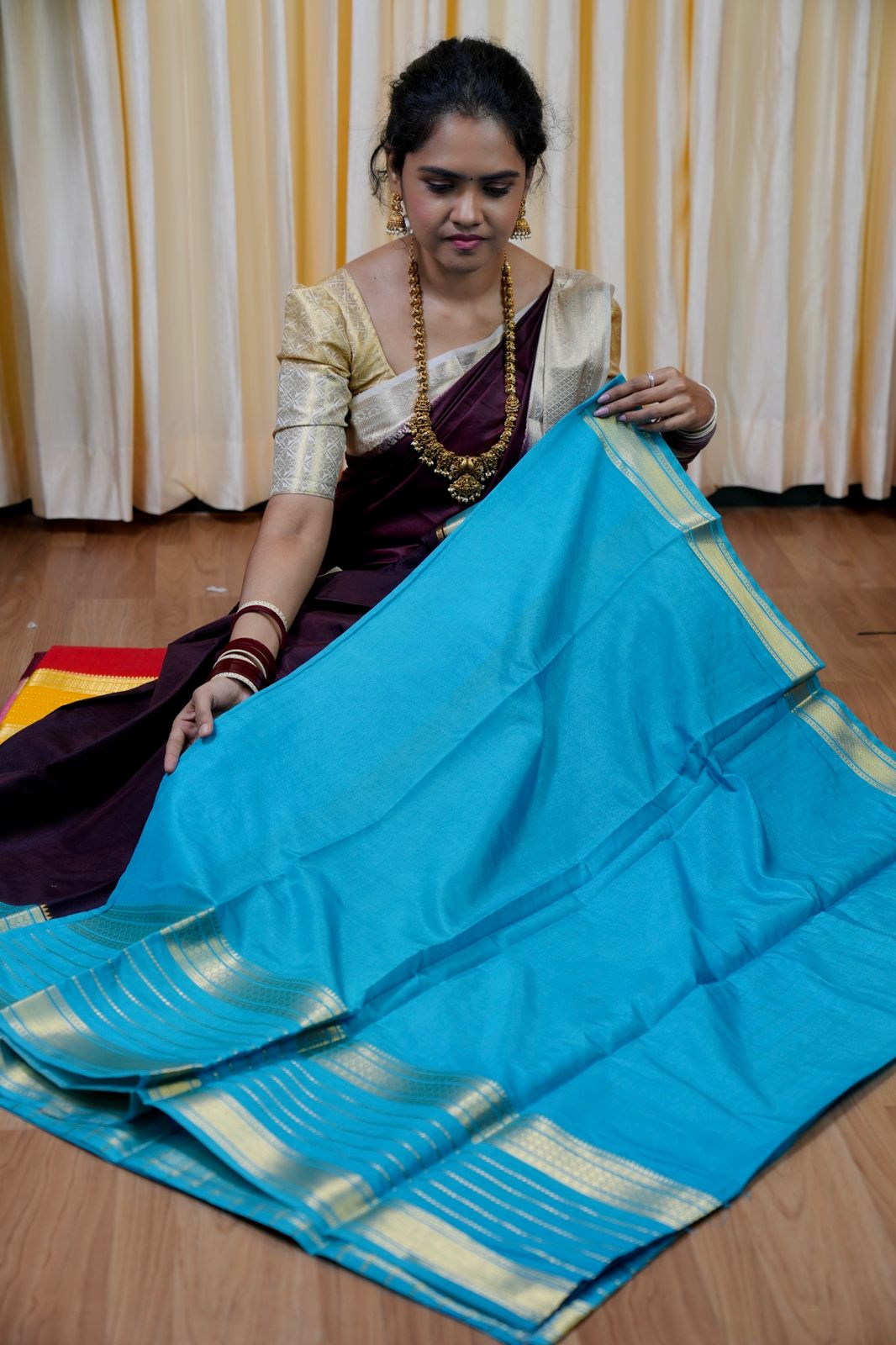 Dyable crepe warm silk sarees🥳