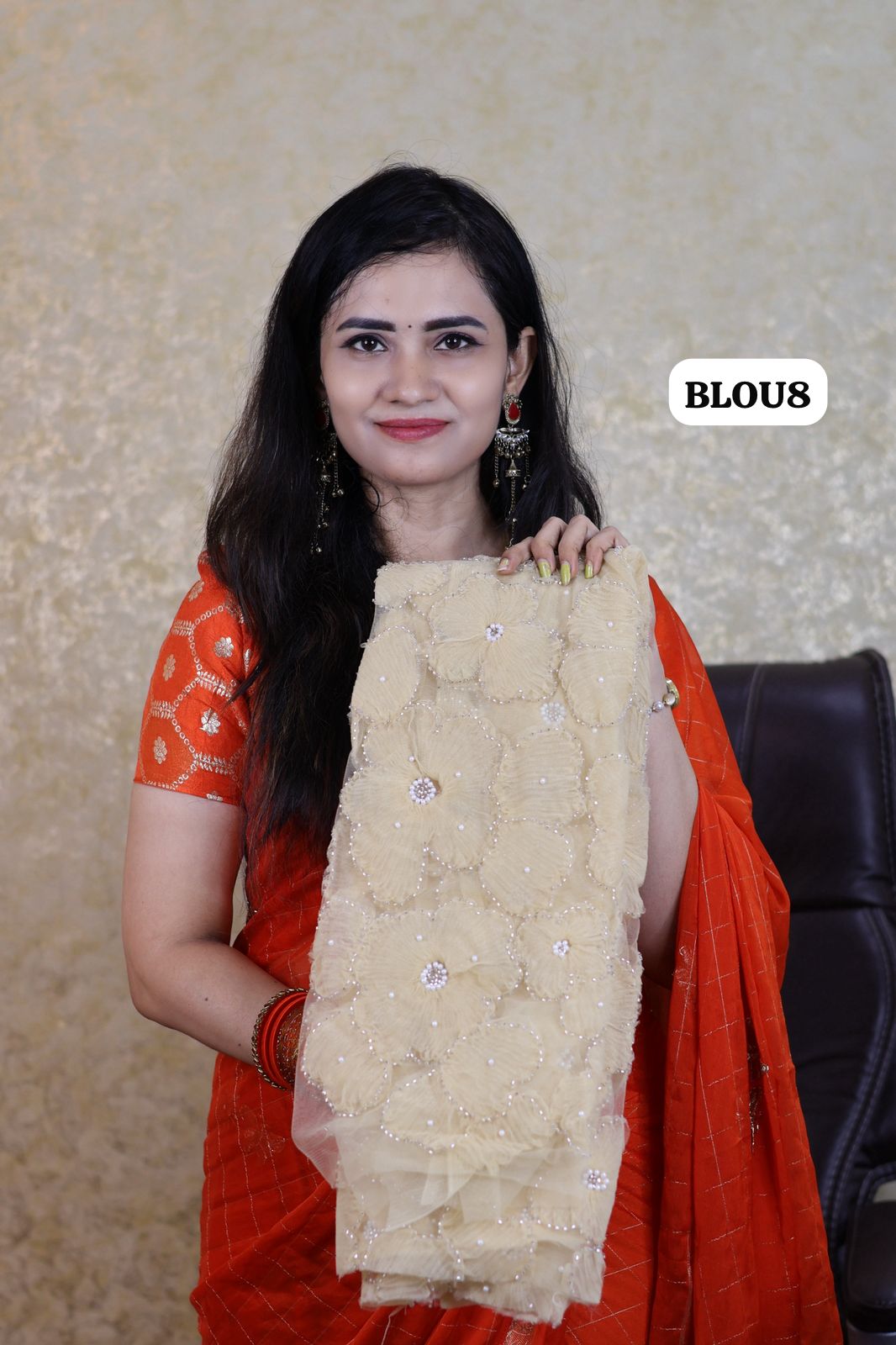Net Blouse with zardosi😍🥳