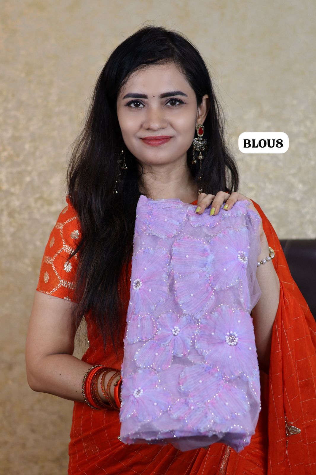 Net Blouse with zardosi😍🥳