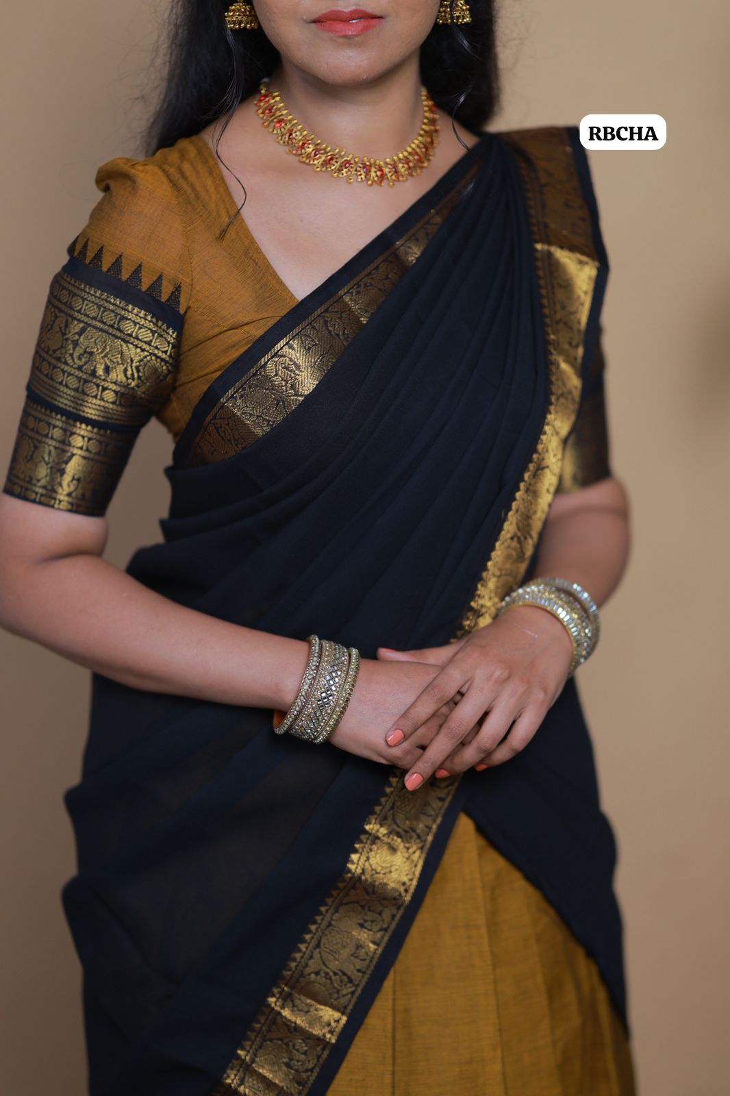premium Kanchi half saree unstitched 🥰⏰