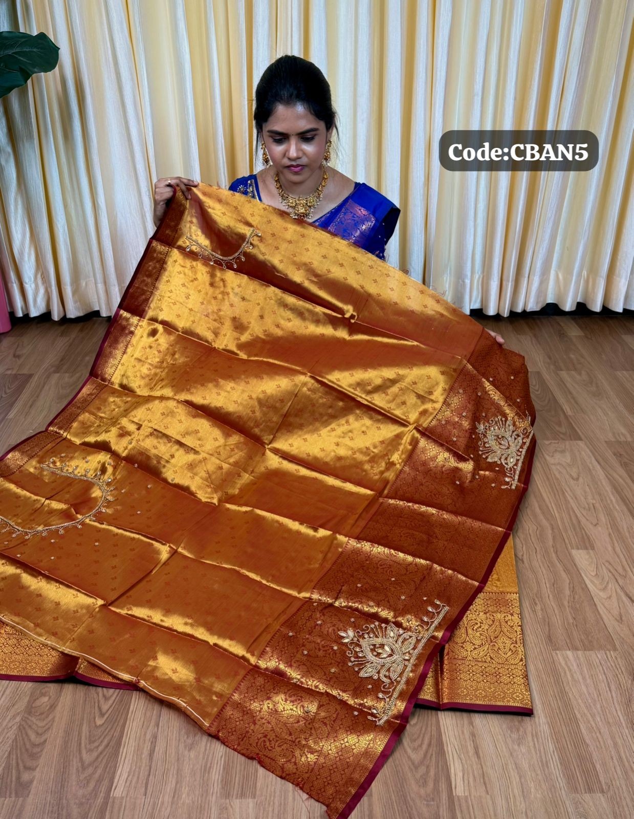 Kanchi Semi silk sarees with one blouse 🥳 prebook