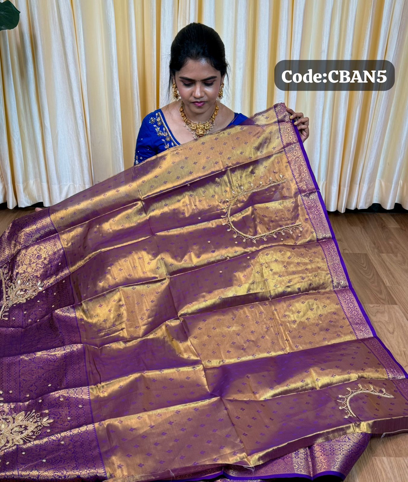 Kanchi Semi silk saree with one blouse 🥳 prebook