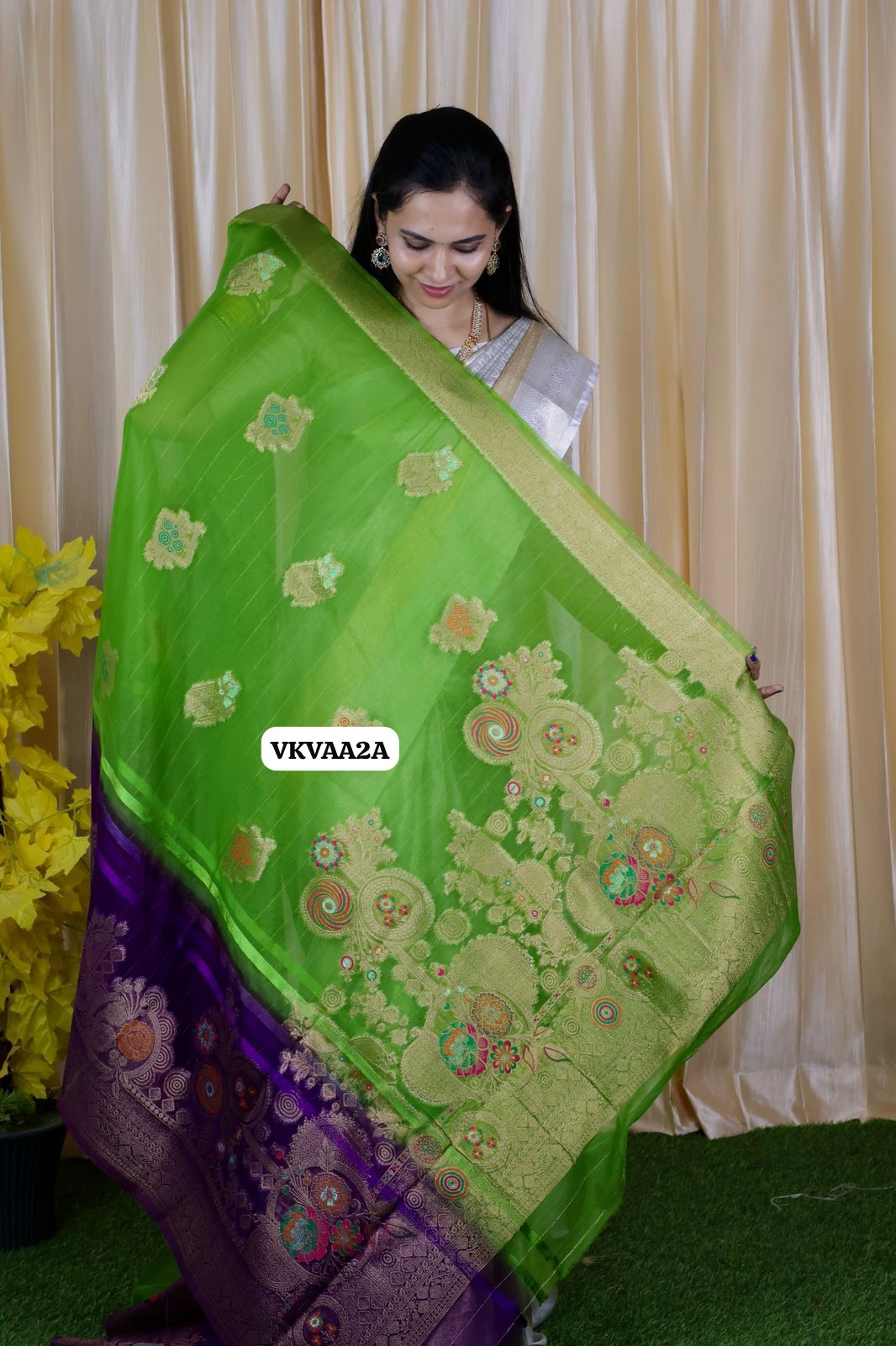 Semi Georgette sareeš„³
