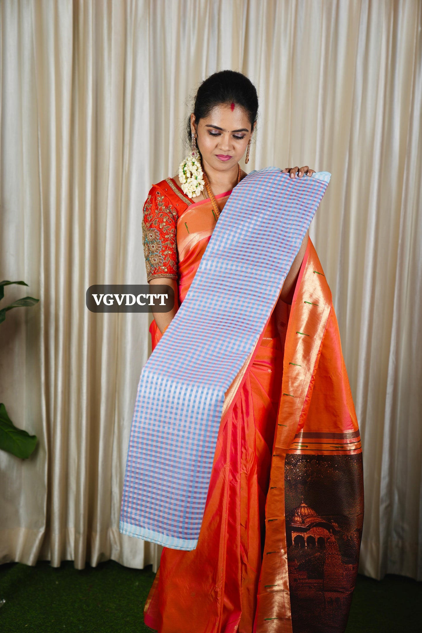 Nayanthara inspired saree in premium soft silk cotton🥰🥳