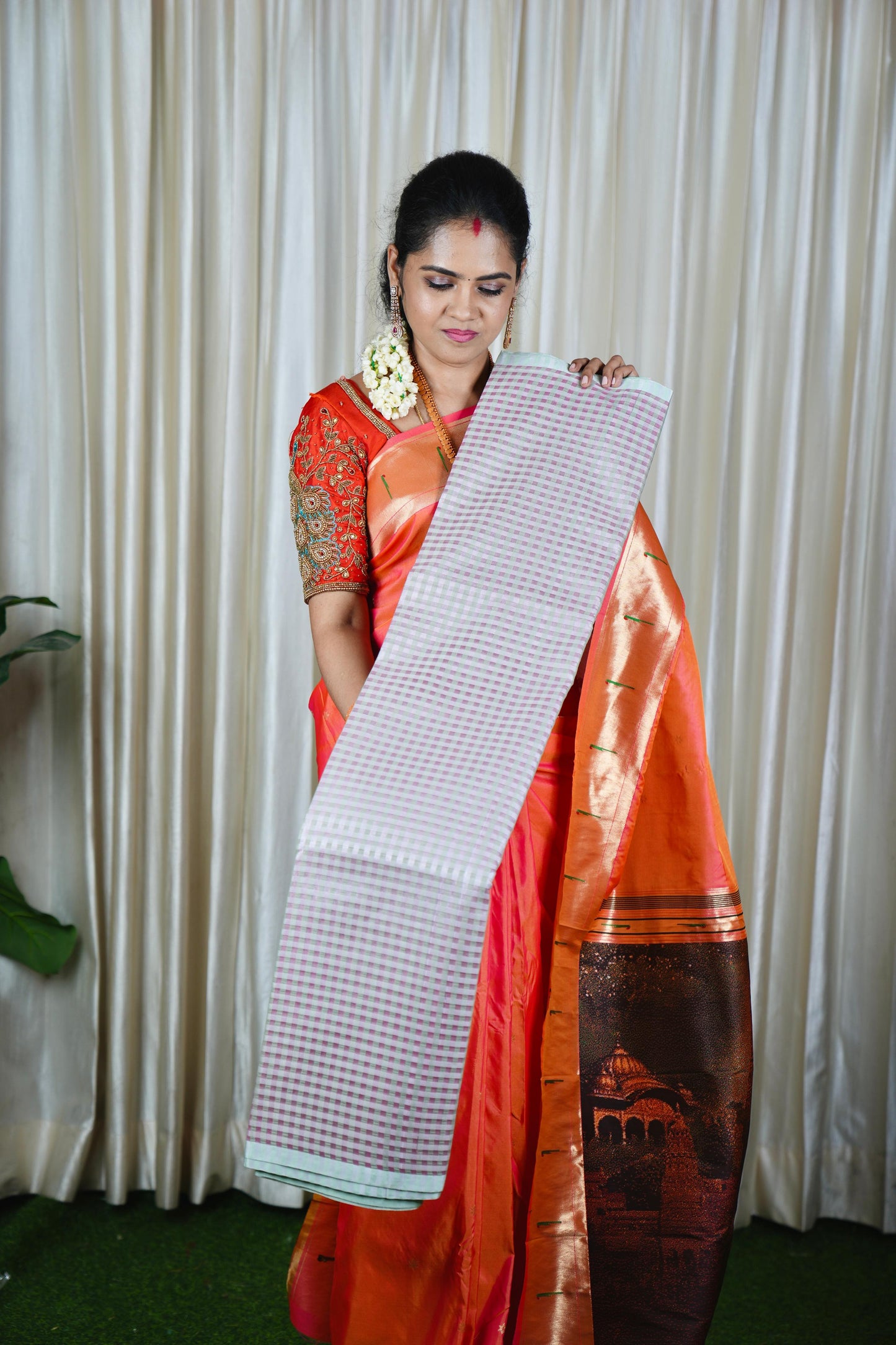 Nayanthara inspired saree in premium soft silk cotton🥰🥳