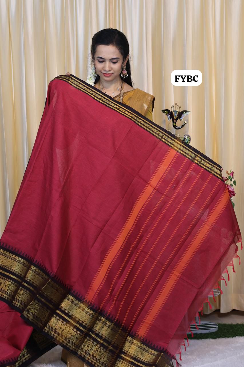 Kanchi cotton saree premium quality 😍😎
